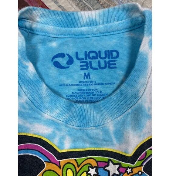 LIQUID BLUE Grateful Dead Bear Psychedelic Sunrise Tee Size M New w/o Tag - Picture 5 of 8
